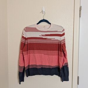 Marine Layer Sunset Icon Sweater Women's Size Large Coastal Beach
